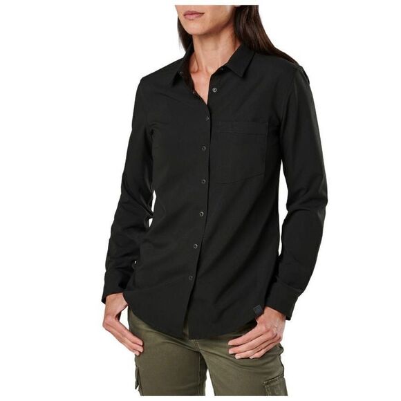 5.11 TACTICAL LIBERTY FLEX L/S SHIRT SNAP BUTTON DOWN SIZE MEDIUM NWT - Picture 1 of 9